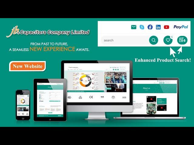 Explore jb Capacitors’ New Website – Faster, Smarter, Better!