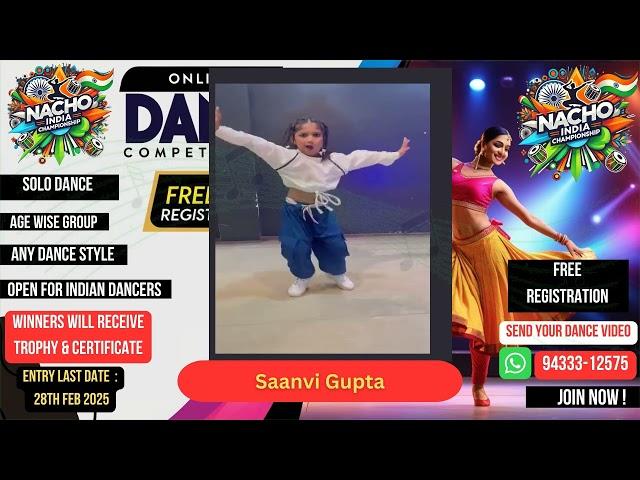 Nacho India Championship 2025 | Performance by Saanvi Gupta