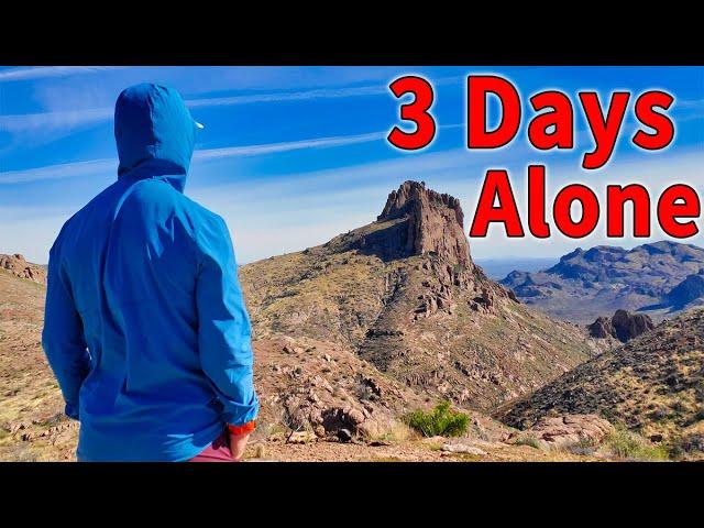 3 Days Solo Backpacking in the Desert