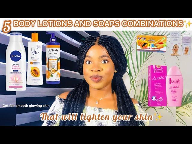 BODY LOTIONS AND SOAPS THAT WILL LIGHTEN YOUR SKIN + *Get Fair Smooth |Glowing Skin* | Lighten Skin*