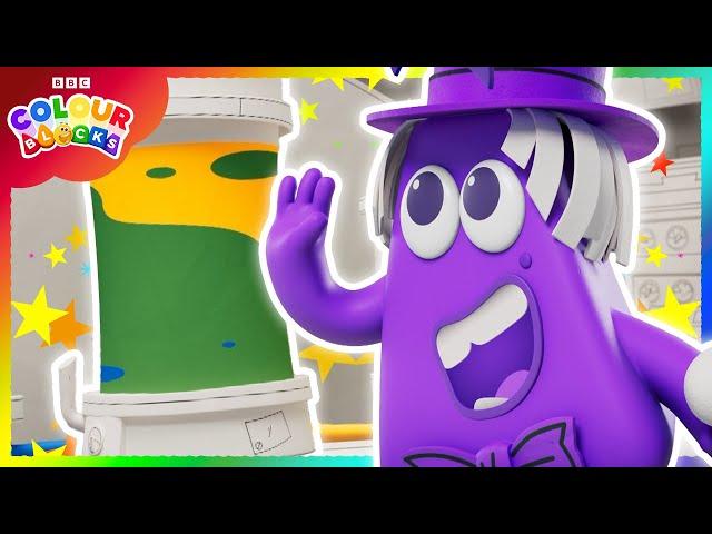 Building the Ultimate Colour Mixing Machine!  | Tech and Kids Meets Colour | Colourblocks