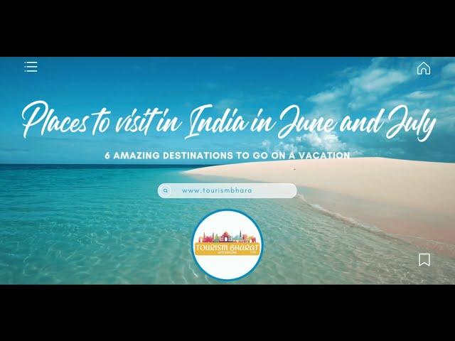 6 Amazing Places to Visit in India in June and July! 2024 June-July Holiday Destinations You Must Go