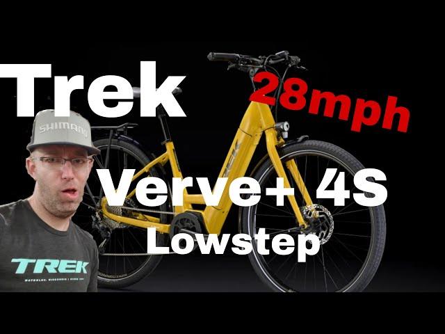 2024 Trek Verve+ 4s lowstep walkaround review with spec and actual weight