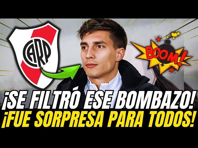 EXPLOTÓ ESTA TARDE! TREMENDO REFUERZO! DIRECTIVA SORPRENDIÓ TODOS! RIVER PLATE NOTICIAS HOY