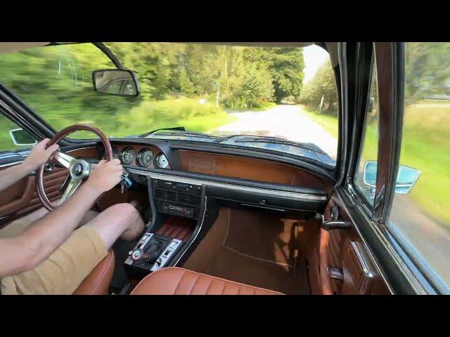 Driving the 1972 Fjord Blue BMW 3.0 CSi