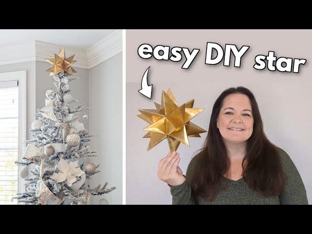 How to Make this Awesome 3D Christmas Star Tree Topper