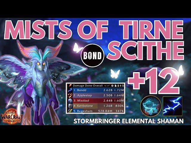 Mists of Tirne Scithe +12 - Stormbringer Elemental Shaman - TWW 11.0.2 Season 1 Week 2