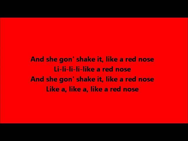 Sage The Gemini   Red Nose Lyrics On Screen