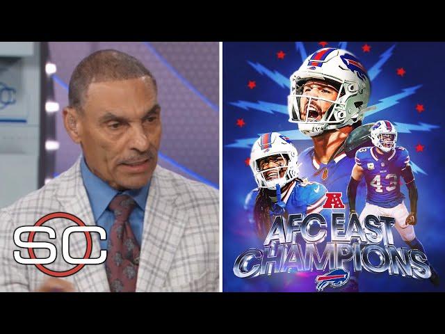 "Josh Allen for MVP now" - Herm Edwards on Bills are AFC East champions for 5th consecutive season!