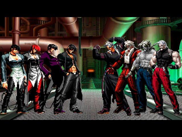 [KOF Mugen] Iori Yagami Team vs Rugal Bernstein Team