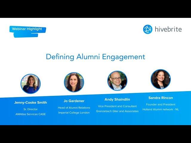 [Webinar Highlight] Defining Alumni Engagement