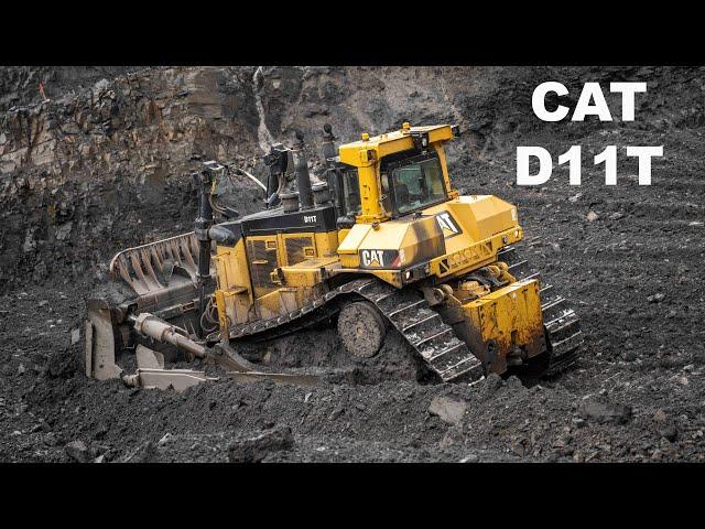 CAT D11T Working In A Coal Mine. #caterpillar #heavyequipment