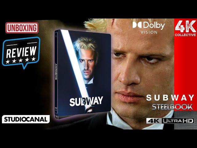 Luc Besson’s Subway StudioCanal 4K UltraHD Blu-Ray limited edition steelbook unboxing AND Review