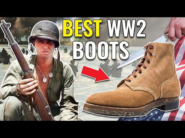Why they’re famous, Cutting 85yr old Boondocker Boots in half