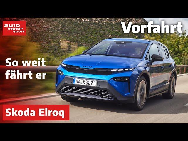 Skoda Elroq: Schafft er die Challenge mit einer Akkuladung? | auto motor und sport