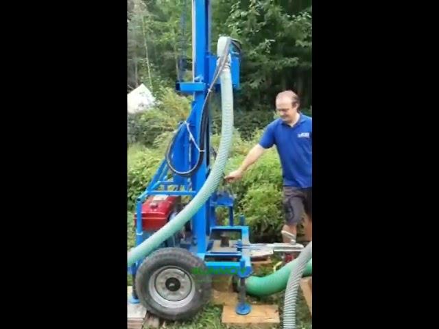 sunmoy HG260D portable borehole well drilling machine in Europe