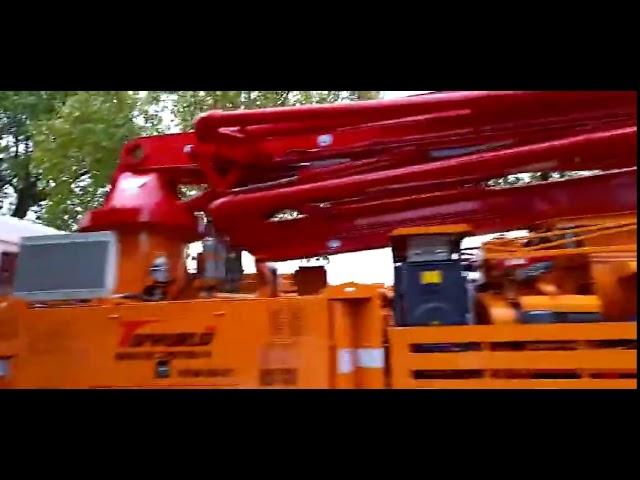 concrete pump boom truck Topworld