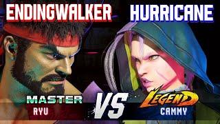 SF6 ▰ ENDINGWALKER (Ryu) vs HURRICANE (Cammy) ▰ High Level Gameplay