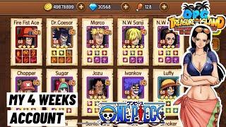 My 4 Weeks Account Progress OPG Treasure Island Mobile Gameplay COBRA•Cheesekarl