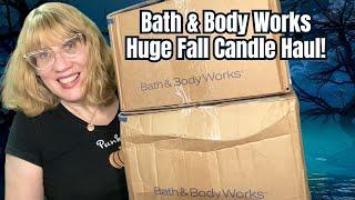 Bath & Body Works Huge Fall Candle Haul!