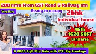 1600 Sqft Land Area 2bhk Individual house300mtr Walkable distance from GST road & Railway station