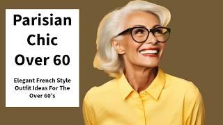 Don't Miss Out on the Parisian Chic Style for Women Over 60!