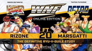 WNF Retro FT20 Exhibition | Riz0ne (Ryu) vs. MarsGatti (Guile)