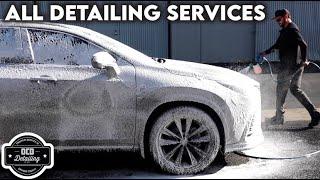 All The Detailing Services We Provide - OCD Detailing