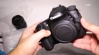 CANON EOS 70D unboxing