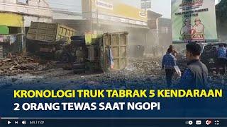 Kronologi Kecelakaan Maut di Subang, Truk Tabrak 5 Kendaraan, 2 Orang Tewas saat Ngopi