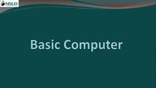 Computers for Beginners