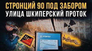  Стронций 90 под забором. Улица Шкиперский проток, дом 16.