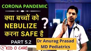 Nebulizer Machine | Nebulization Procedure in Kids | Dr Anurag Prasad | Covid 19 vlog5.2