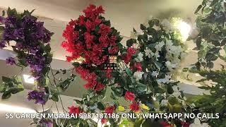 Artificial Flower | Plants | Trees | Vertical Garden | Creepers | Dry Pampas Shop in Mumbai India