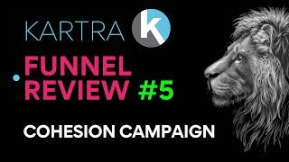 Kartra Free Sales Funnel Template Review #5 - Cohesion Campaign (Membership Upsell)