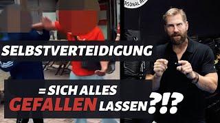 MUSS ICH MIR DAS GEFALLEN LASSEN? Krav Maga & Selbstverteidigung - klein beigeben oder gegenhalten?