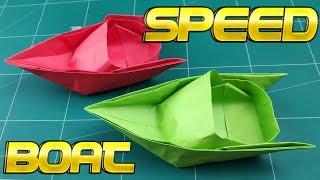 How to Make A Paper Boat | DIY Easy Paper Speed Boat | Origami Paper Boat Making Instructions