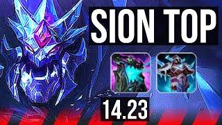 SION vs AMBESSA (TOP) | Rank 5 Sion | KR Grandmaster | 14.23