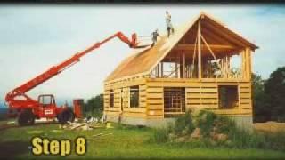 Appalachian Log Homes Construction Steps