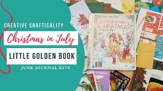 Christmas Junk Journal Kits: Christmas in July