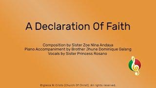 A Declaration Of Faith