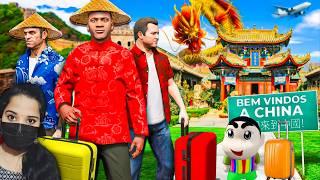 Franklin House Blast | Franklin Moves Out in China - GTA 5 (China Map)