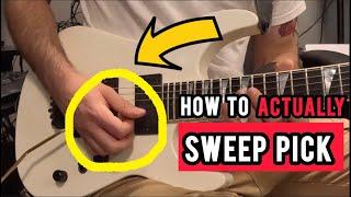 HOW TO ACTUALLY SWEEP PICK (lesson)