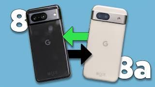 EVERY DIFFERENCE between the Pixel 8 and 8a!