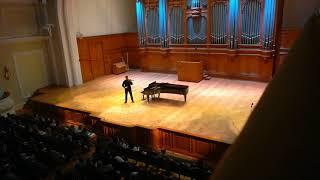 Petr Fedotov violin. Eugene Ysaye Sonata 3 Ballade. Moscow Conservatory Great Hall