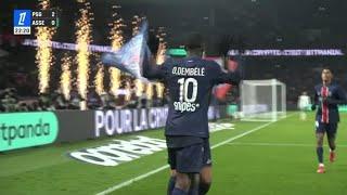 But d'Ousmane Dembélé, PSG vs Saint-Etienne (2-1), Tous les buts/temps forts-2025