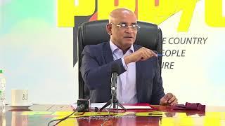 Press Conference by the General Secretary of the PPP Party  Dr. Bharrat Jagdeo. December 27 th  2024