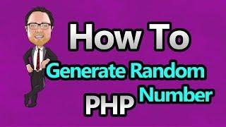 PHP - Generate Random Number