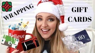 5 COOL WAYS TO WRAP GIFT CARDS