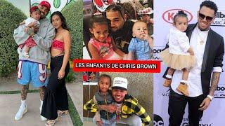 TOUS LES ENFANTS DE CHRIS BROWN, CHANTEUR AMÉRICAIN DE RNB (ROYALTY, AEKO CATORI, LOVELY SYMPHANI...